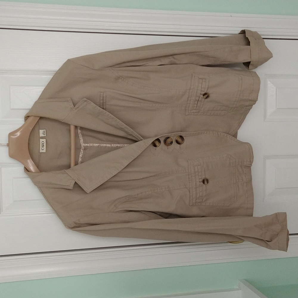 Jacket by Cato - Beige, Size L
